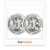 kwmobile 2 x Table Handbag Holder Hooks – Foldable Non-Slip