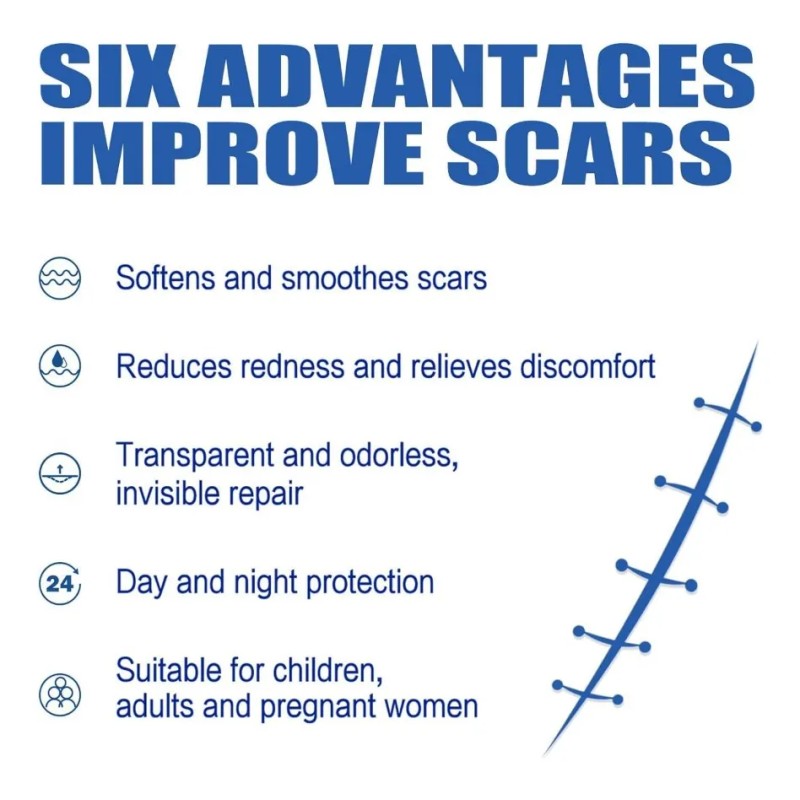 2 Cremas Para Cicatrices, Gel De Silicona Para Cicatrices,