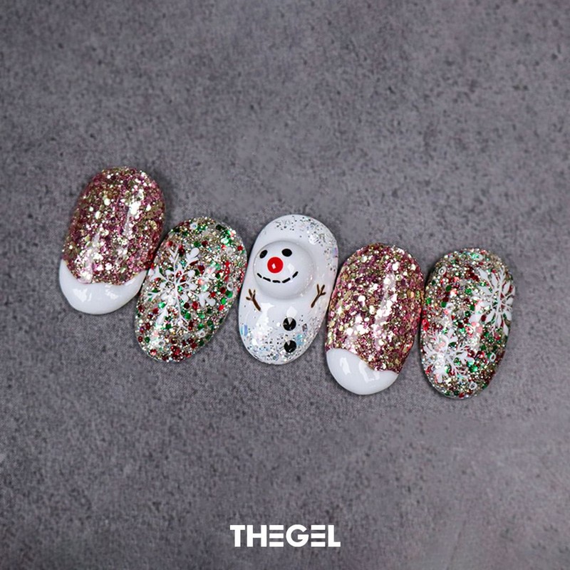 Thezel The Gel Winterlux Glitter Gel 7-piece set / 더젤