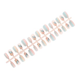 Ipetboom Stylish Butterfly Cat Eye Nails Lamp Nails Kit Full Cover Tips Charms Press for Women