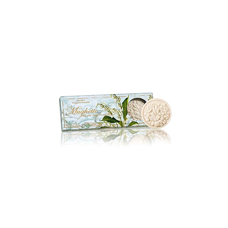 Lily of the Valley Soap, Round, 125 g Each, Handmade