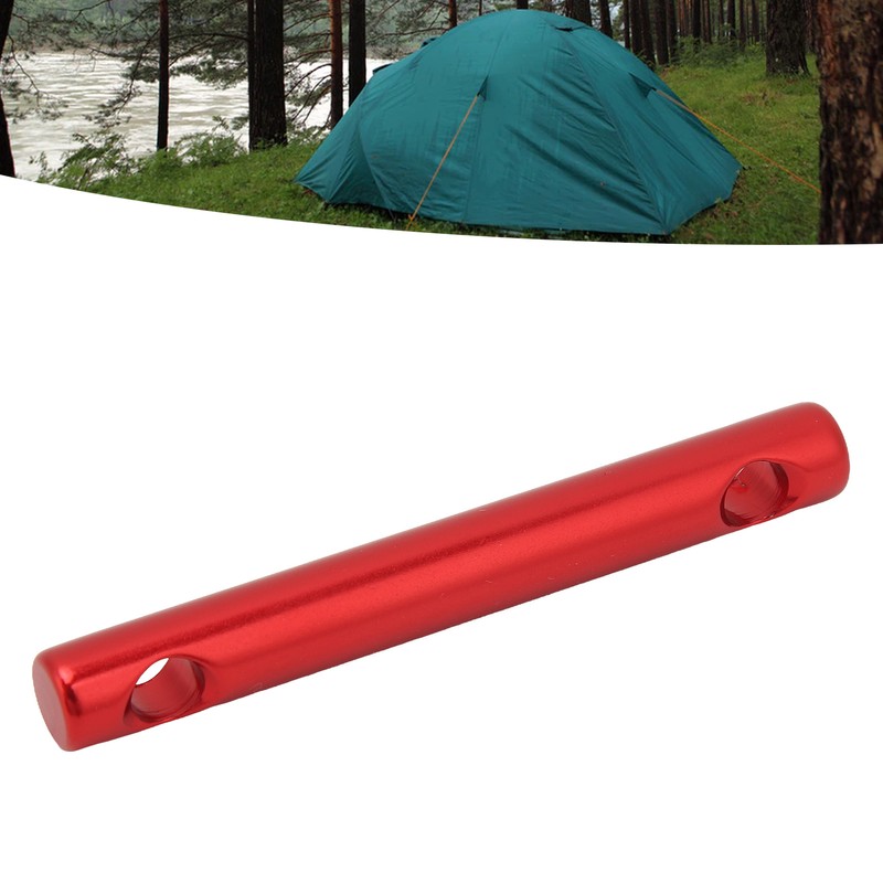 10 Pcs Aluminum Alloy Dual Holes Tent Line Stopper Cord