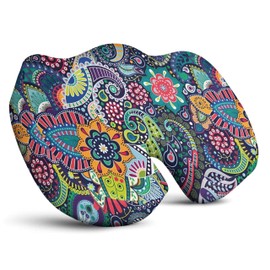 Cojines de asiento de espuma viscoelástica para el dolor de coxis, cojines de asiento de coche, para conducir, dolor de asiento, cojines de asiento de computadora, para aliviar la presión, cojines de coxis para el dolor de coxis, boho