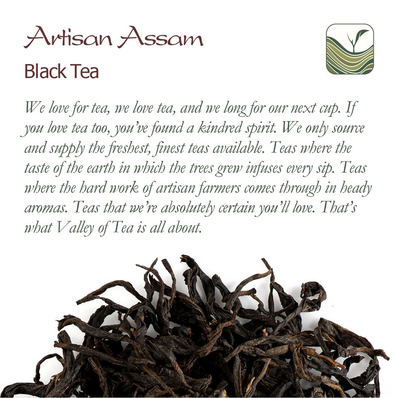 Assam Black Tea India - Artisan Big Leaf Quality -