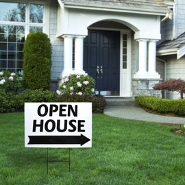 Juvale 8-Pack Corrugated Plastic Board Yard Signs - 24 x 36 in 4mm White - Stakes & Plastic Poster Boards for Outdoor Use