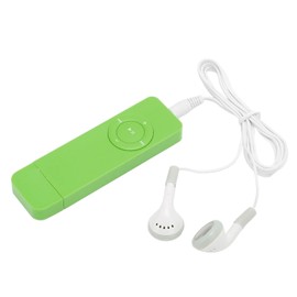 USB MP3 Player, Lossless Sound Portable Digital Music Player with Earphones and Lanyard, MP3 Music Player for Kids Adults, Support Up to 64GB (green)
