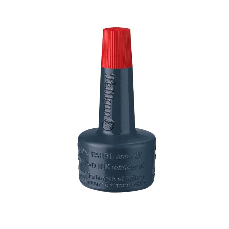 Pelikan Pelikan 351221 Stempelfarbe 4K, ohne Öl, 28 ml, rot