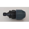 PE pipe connection with quick coupling click connection 20 mm