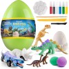 National Geographic Giant Dinosaur Egg Activity Kit 15+ Dino Activities