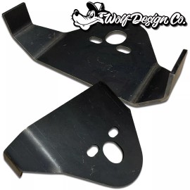 Crown Suspension Air Suspension Weld On Rear Axle Upper Air Bag Mounting Bracket Dual Pack