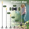 NICOFPHY Weed Puller Tool with Long Handle, 60" Manual Weeding