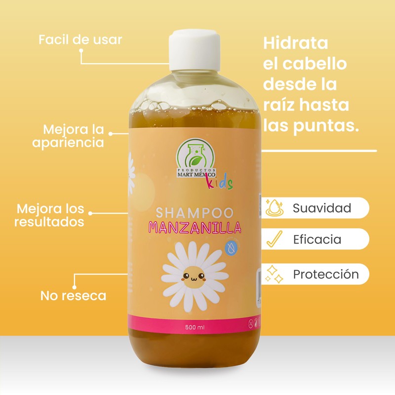 Shampoo De Manzanilla Kids Cero Lágrimas Productos Mart Mexico 500