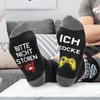 Hpbaggy Funny Socks Gift for Men, Gaming Socks with Saying