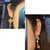 Kashasin Genshin Impact Zircon Cosplay Props Earrings Eardrop Fashion Vintage