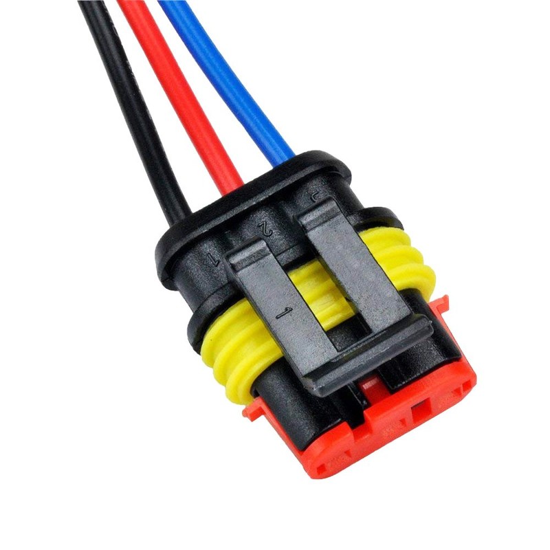 GTIWUNG 5 Kit 3 Pin Way Waterproof Electrical Connector Wire,