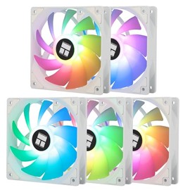 Thermalright TL-C12CW-S X5 CPU Air Fan 120mm ARGB Case Cooler Fan, PWM Silent Computer Fan con Rodamiento S-FDB, hasta 1550RPM Velocidad Ventilador de