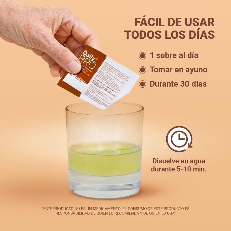 Daily PRO +50 Probióticos para Adultos Mayores 60 Billones De