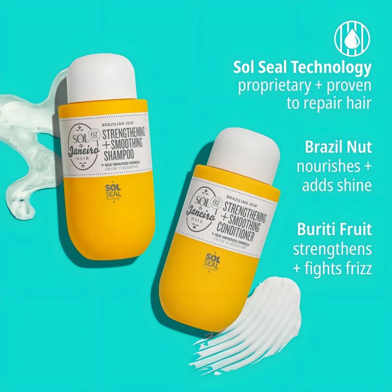 Sol De Janeiro Champú Reparador De Daños Y Acondicionador