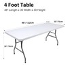 BDDC Table Covers for 4 Foot Tables, Spandex Table Covers
