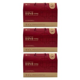 Jongkundang Health 종근당건강 홍삼녹용 프리미엄 50ml x 30포 x 3박스 JonggeunDang Health Red Ginseng Deer Antler Premium 50ml x 30 Pouches x 3 Boxes