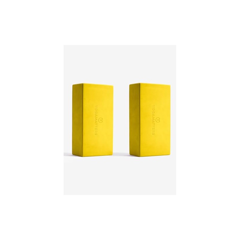 Yogamatters Yoga Brick Block Pair | EVA Foam | Lightweight,
