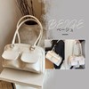 MORGEN SKY BAG801 Women's Shoulder Bag, PU Leather, Handbag, Double