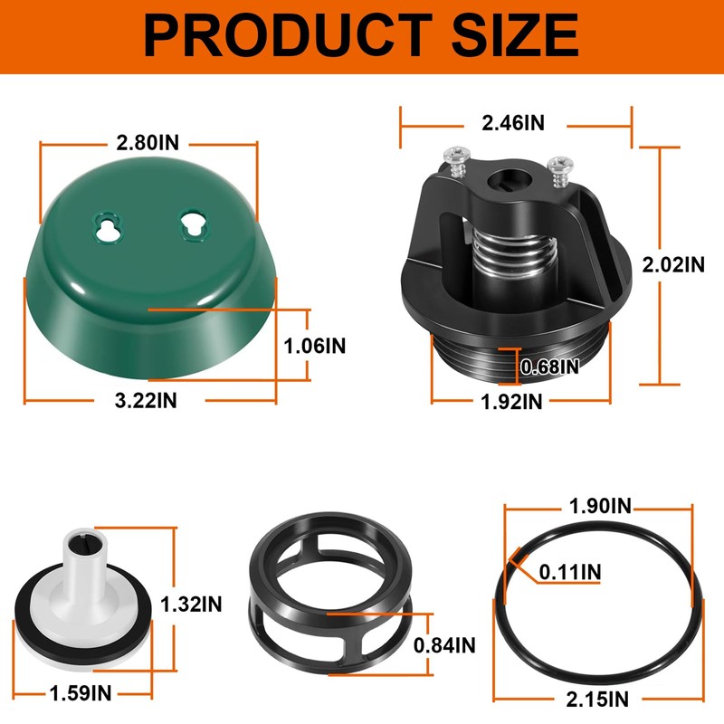 1" Float and Bonnet Complete Repair Kit Fit for 4A