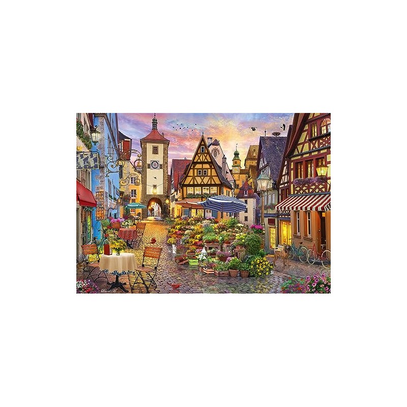 Schmidt Spiele 59760 Romantic Bavaria, Rothenburg ob der Tauber, 1000