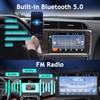 NHOPEEW 7 inch Double Din Car Stereo with Backup Camera,