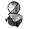 Round Insulated Bag 11x7in Oxford Cloth Casserole Carrier Reusable Cooler