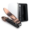 créer Nail Clippers, No Splattering, Nail File Included, Stainless Steel,
