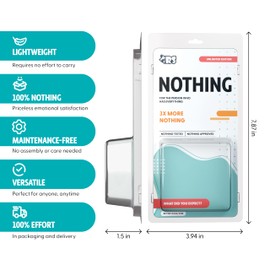 Raccoon Shenanigans Nothing Gift - Funny Gag Gift for Dad, Mom, Women & Men Who Want Nothing Or Have Everything - Hilarious Novelty White Elephant Prank - Useless Box for Christmas Stocking Stuffer