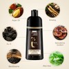 Dark Brown Hair Dye Shampoo 3 in 1 for Gray