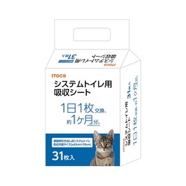 ITTO & COMPANY LIMITED Cat Time System Toilet Absorbent Sheet 31 Sheets