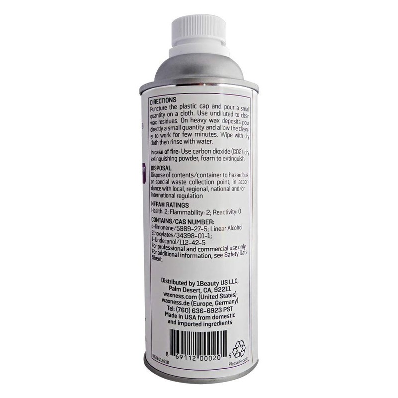 Wax Necessities Waxness Natural Concentrated Citrus Depilatory Wax Cleaner 95