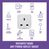 WiZ Wi-Fi Smart Plug, Type G, 230V, 50Hz, Easy Setup,