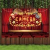 LOONELO Lights Camera Action Backdrop with 70.8"X43.3", Movie Party Night