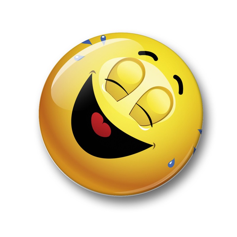 Merchandise for Fans Smiley Good Mood, Laughing, 6 Large Fridge