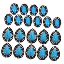 Healvian 20pcs Retro Charm Nail Jewelry Resin Alloy Charms DIY Manicure Accessories for Occasions