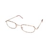 Calabria D-1 Metal Reading Glasses in Tortoise +2.25