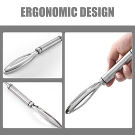 3pcs Poultry Lung Remover Lung Scraper of Chicken Processing Practical Lung Scraper Metal Lung Scraper Chicken Supplies Chicken Processing Equipment Food Scraper Tool