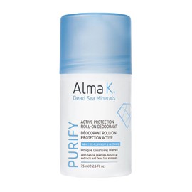 Alma K Active Protection Roll On Deodorant - Aluminum Free Deodorant for Women - Roll On Deodorant for Women - Deodorant for Sensitive Skin - 2.6 oz