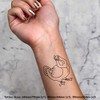 4 x 'Chicken' Temporary Tattoos (TO00012503)
