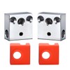 GBA-SZC 2PCS Ender 3 Heater Block with Silicone Sock for