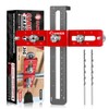 Saker Cabinet Hardware Doweling Jig,Adjustable Cabinet Template Tool for Knobs,Handles