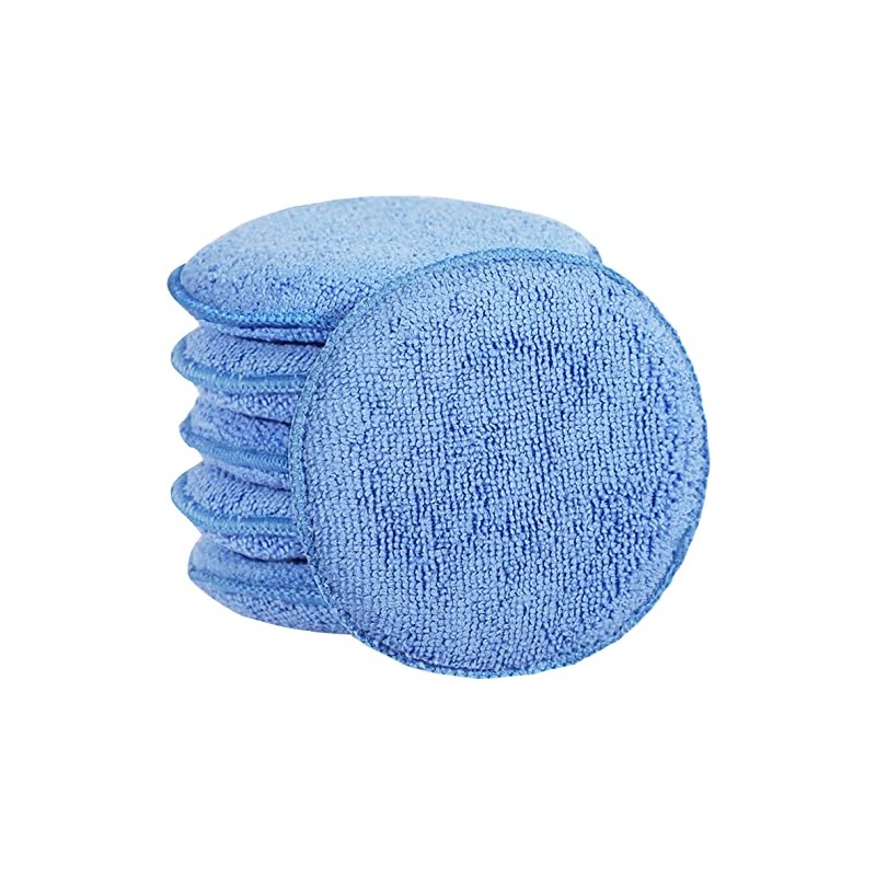 FONAROLL Microfiber Wax Applicator Pads - 6 Pack
