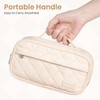 Sooez Large Pencil Case, Pencil Pouch with Handle, Pen Bag