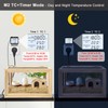 KETOTEK Plug in Thermostat Timer Temperature Controller Outlet with Backlight,
