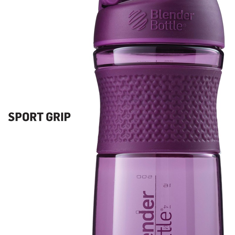 BlenderBottle SportMixer Shaker Bottle Perfect for Protein Shakes and Pre