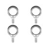 4 Pieces Stainless Steel 316 3/8" Lifting Eye Bolt 3/8"